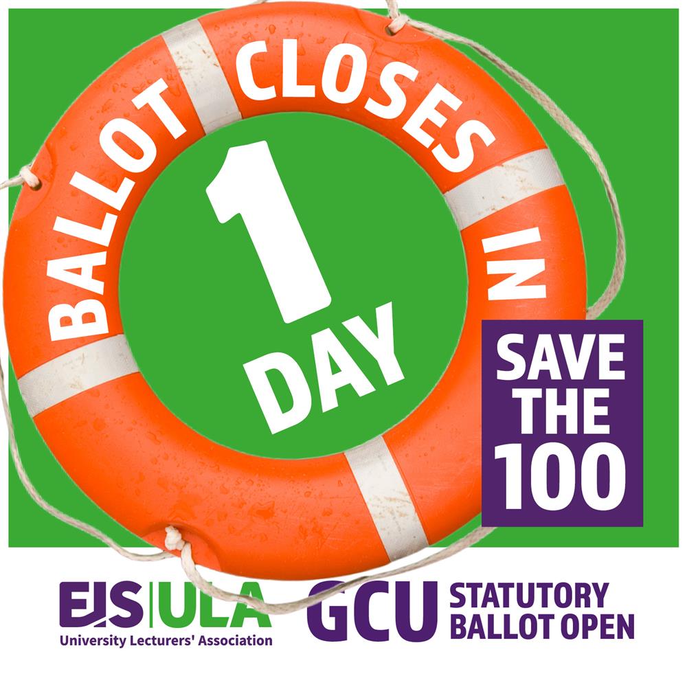 ballot closing in 1 day